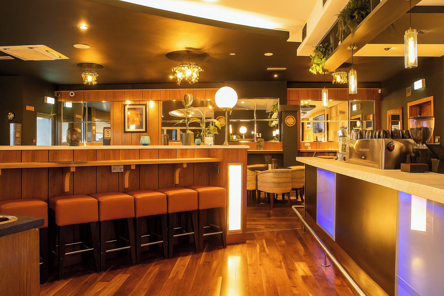 2 restaurants, lunch, dinner served; Indian cuisine 