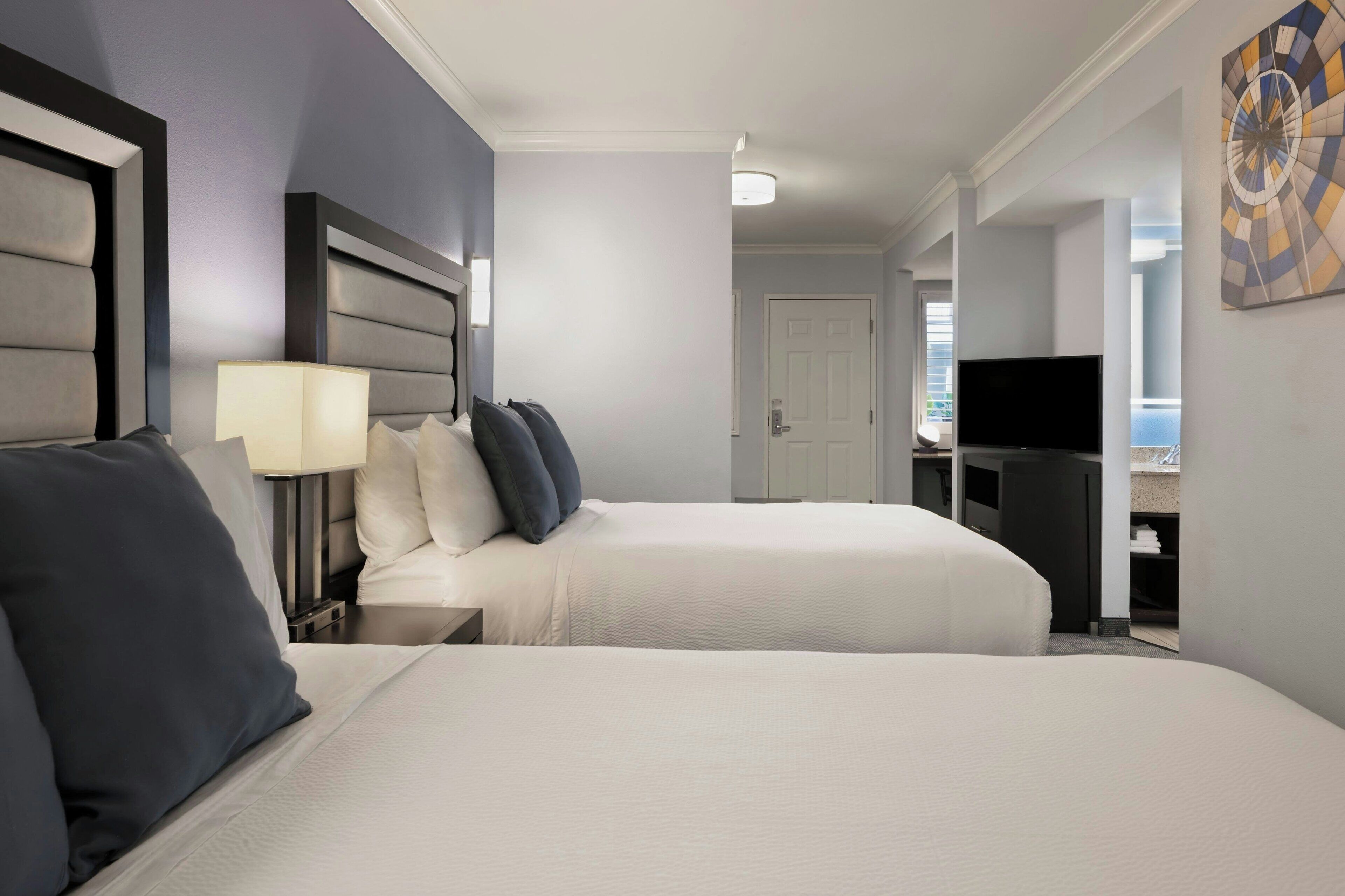 Estúdio, várias camas, vista para o pátio | Roupas de cama premium, cofres nos quartos, escrivaninha