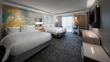 Egyptian cotton sheets, premium bedding, pillowtop beds, desk