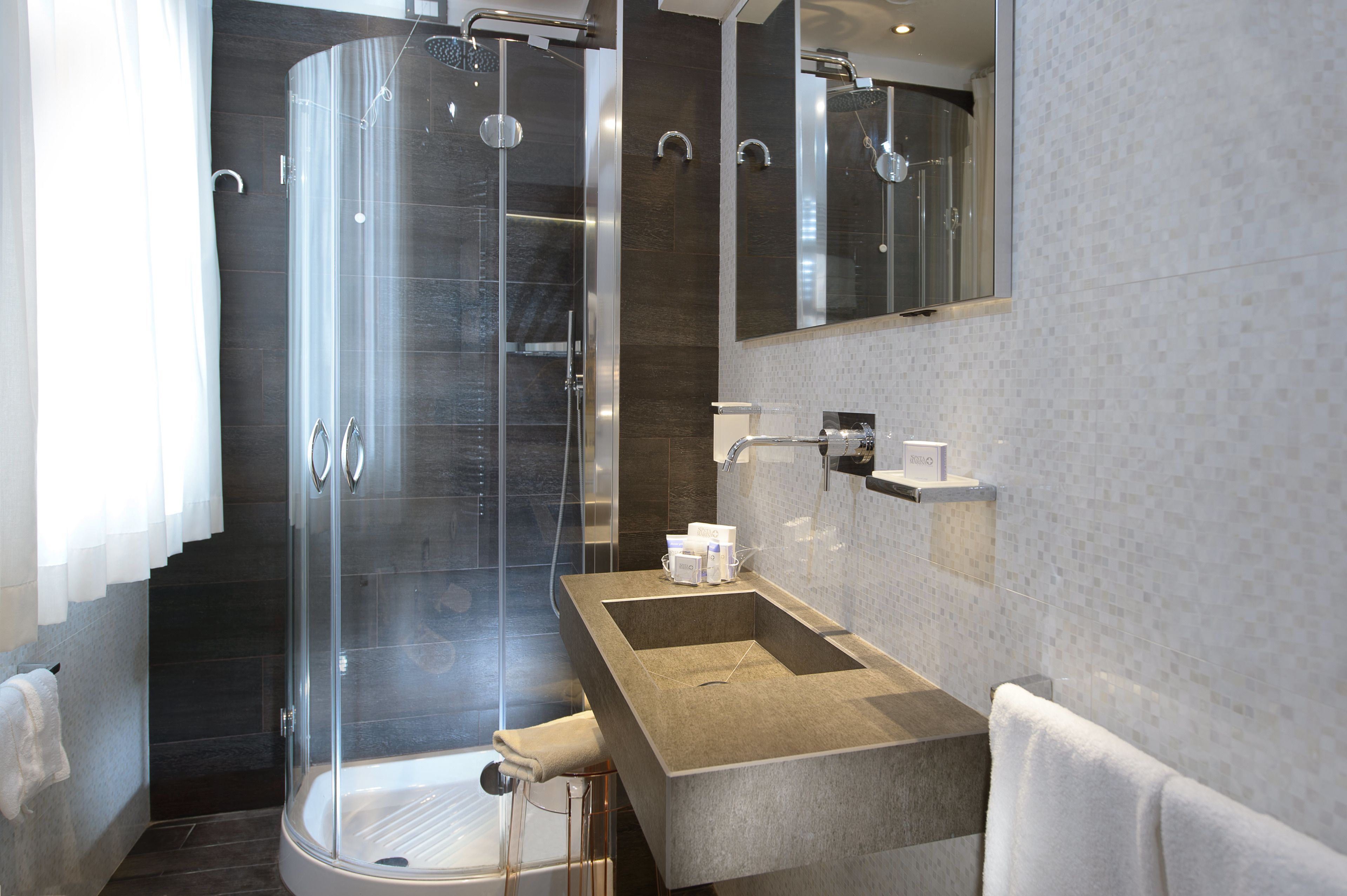 free toiletries, hair dryer, bidet, towels