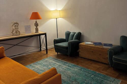 Appartamento Classic, 1 camera da letto (first floor, no elevator) | Area soggiorno | TV a schermo piatto