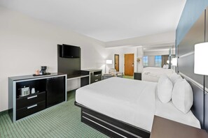 Suite, 1 King Bed, Non Smoking (Upgrade) | Pillowtop beds, desk, laptop workspace, iron/ironing board - Clarion Inn Branson (Branson)