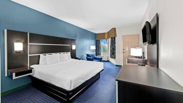 Chambre, 1 trÚs grand lit et 1 canapé-lit, non-fumeur