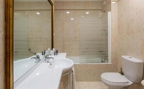 Free toiletries, hair dryer, towels