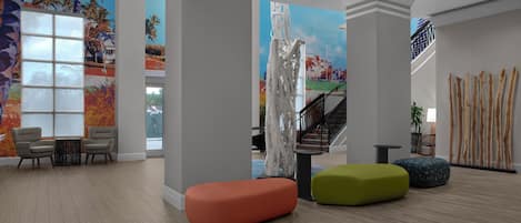 Lobby sitting area