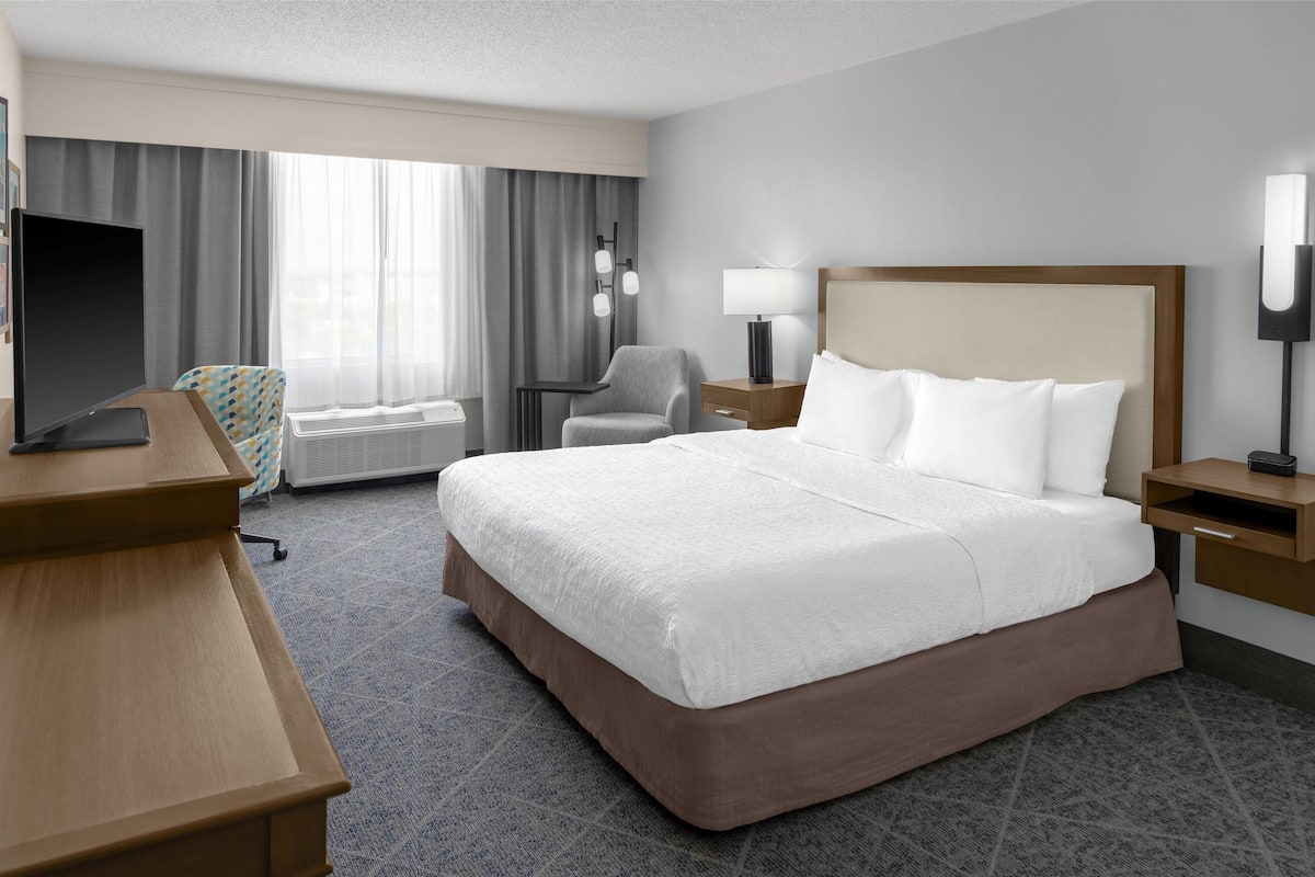 In-room safe, desk, blackout curtains, iron/ironing board