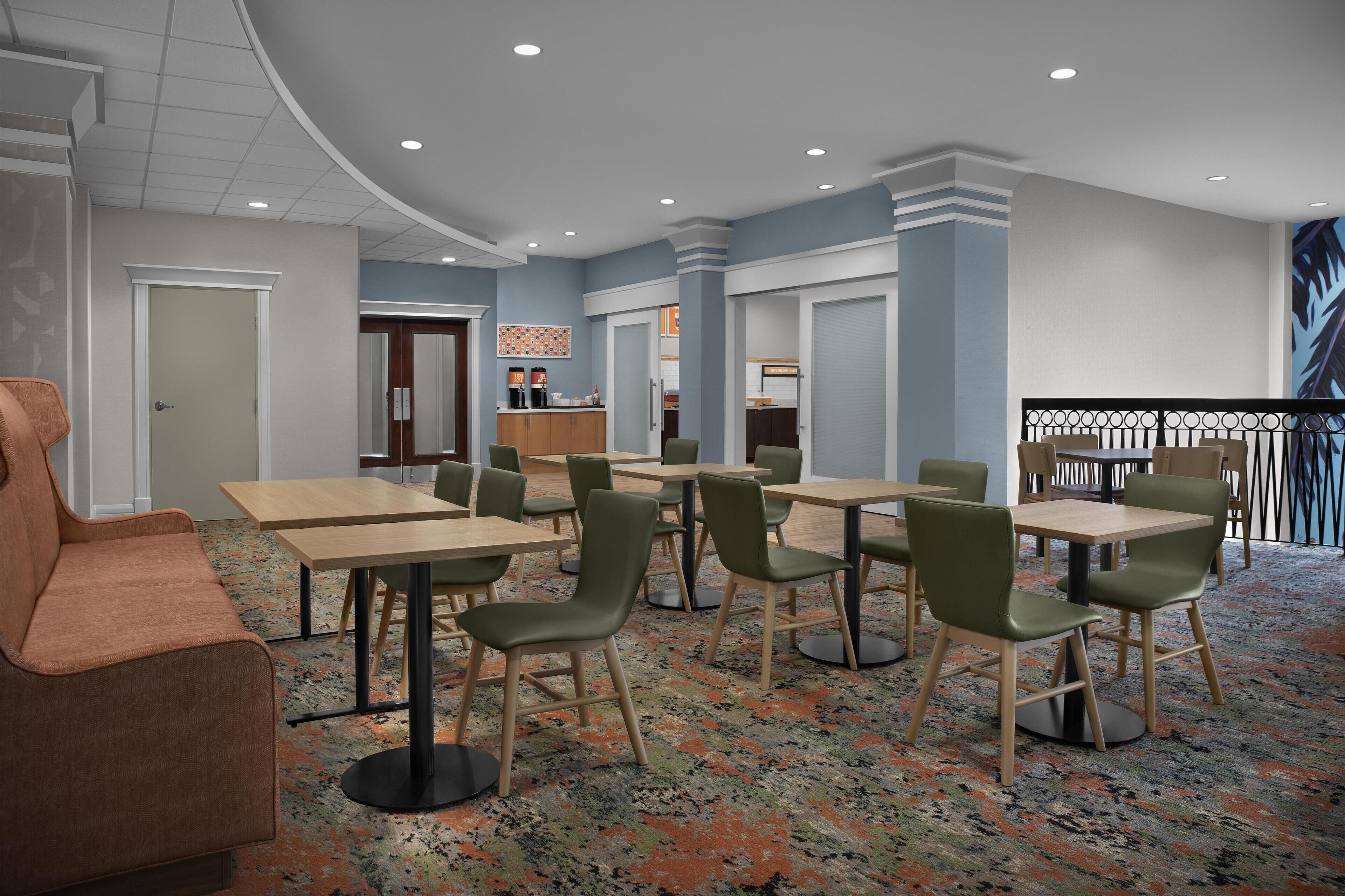 Free daily on-the-go breakfast 