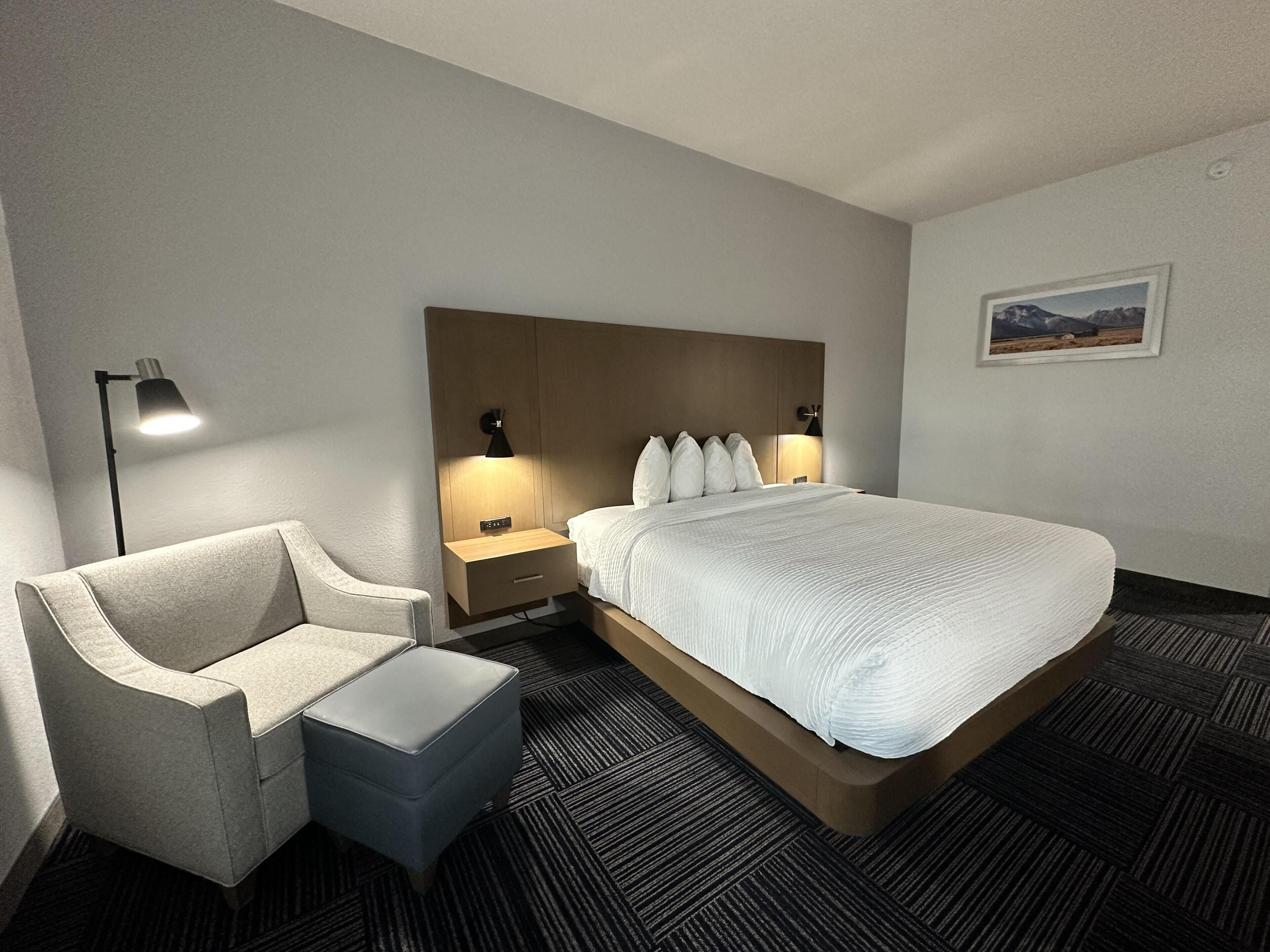 Standard Room, 1 King Bed, Non Smoking, Refrigerator & Microwave
