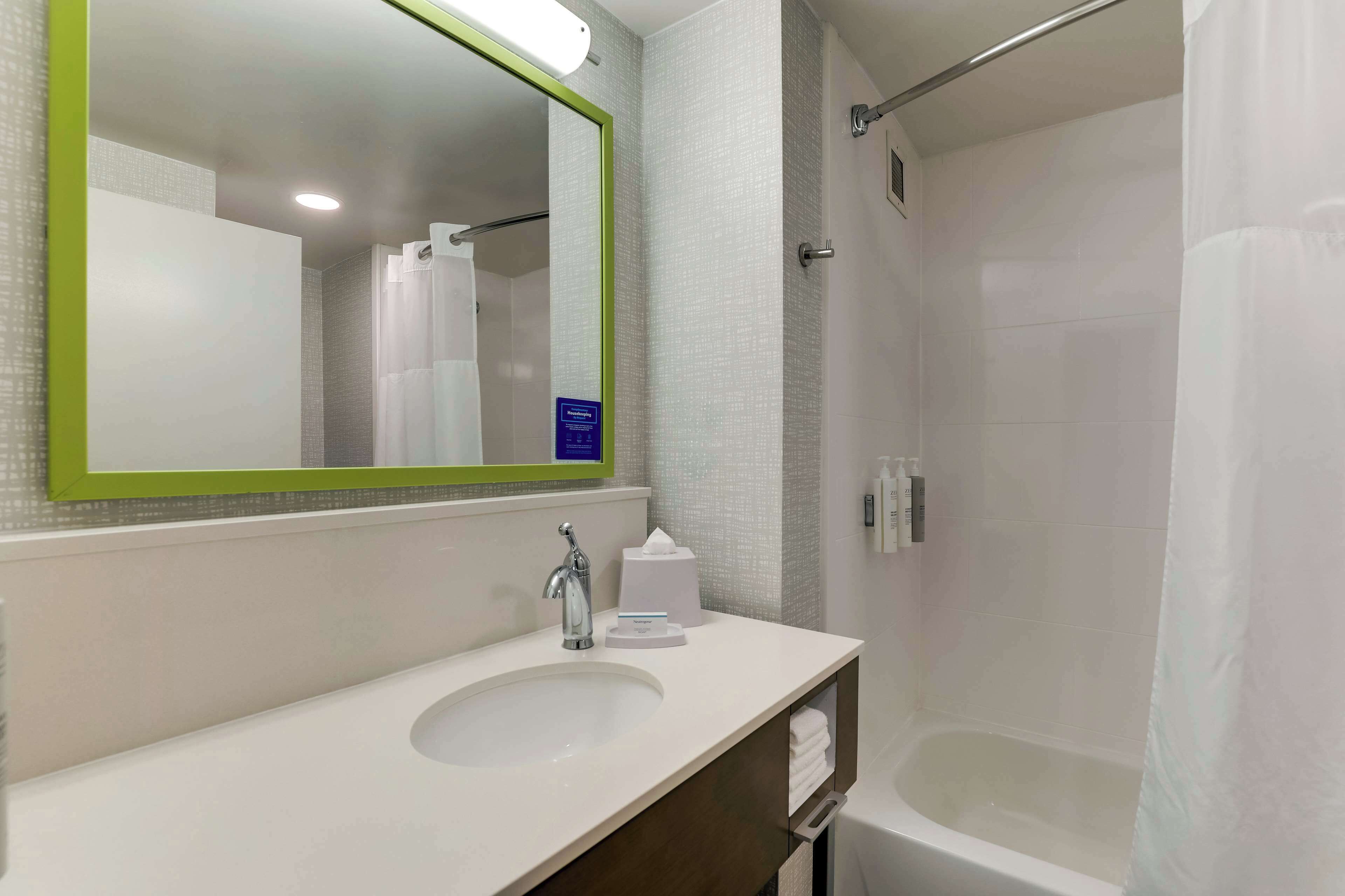 free toiletries, hair dryer, towels