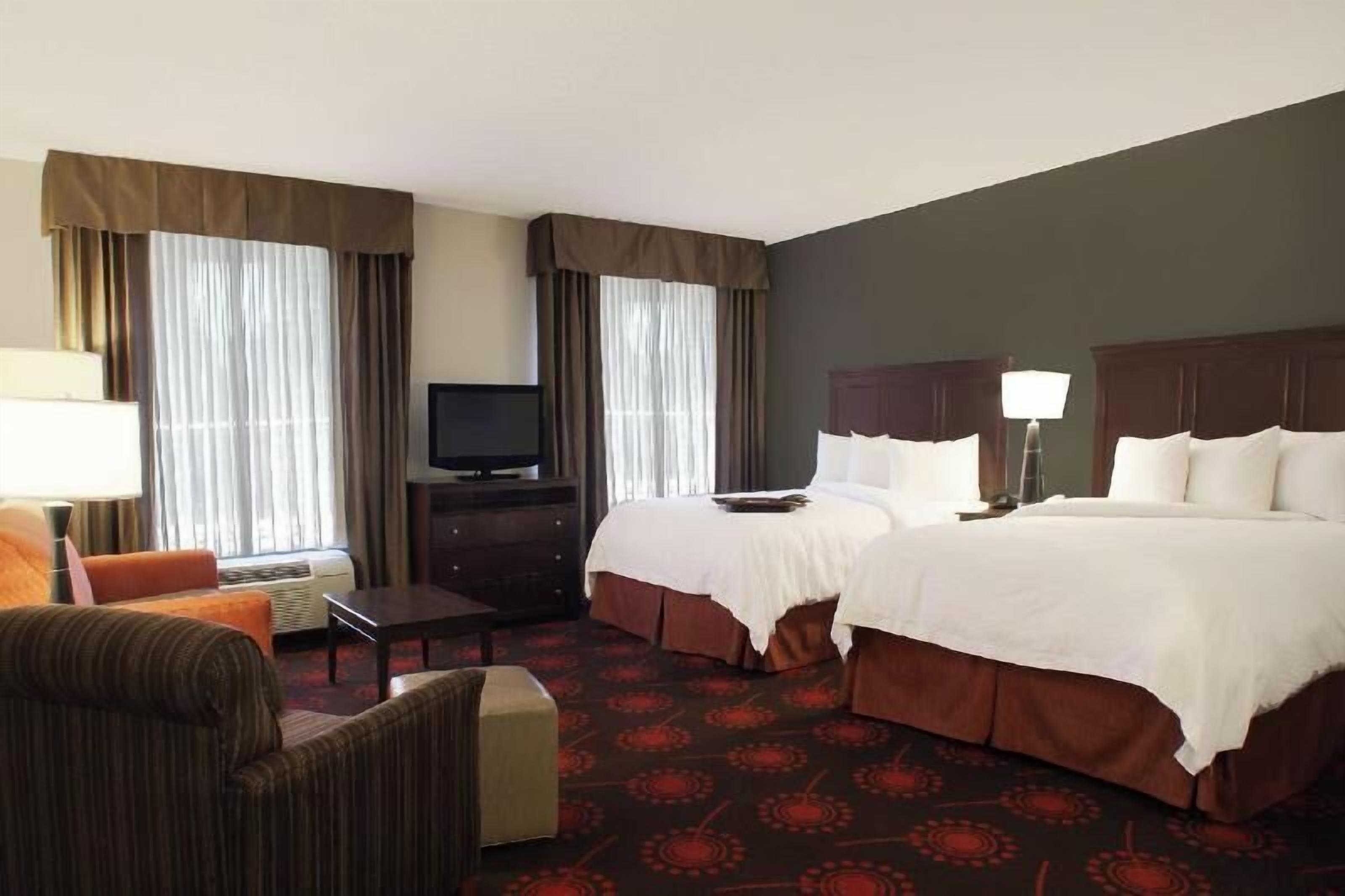 Premium bedding, desk, soundproofing, iron/ironing board