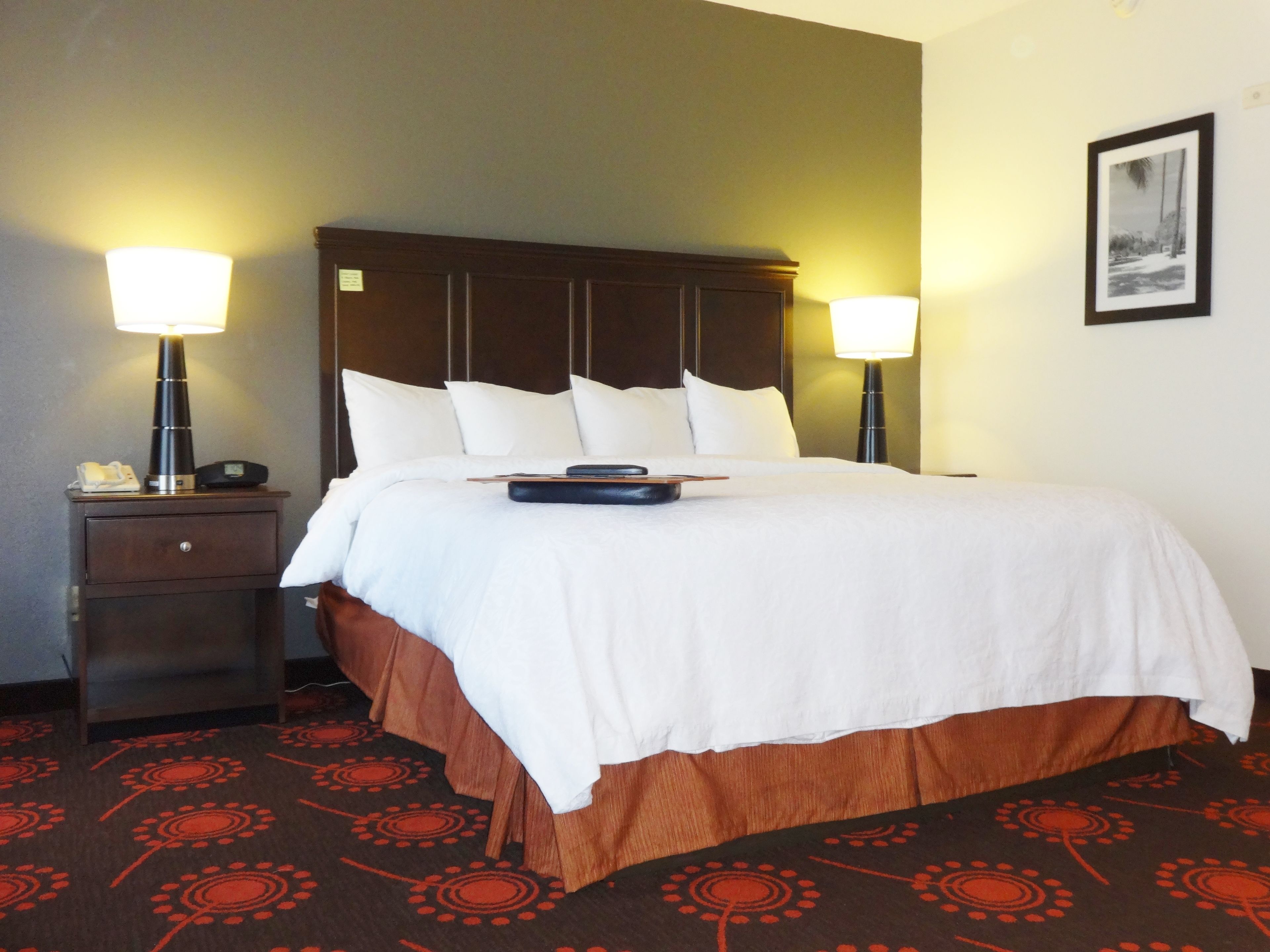 premium bedding, desk, soundproofing, iron/ironing board