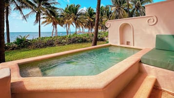 2 albercas al aire libre y camas balinesas (con cargo)