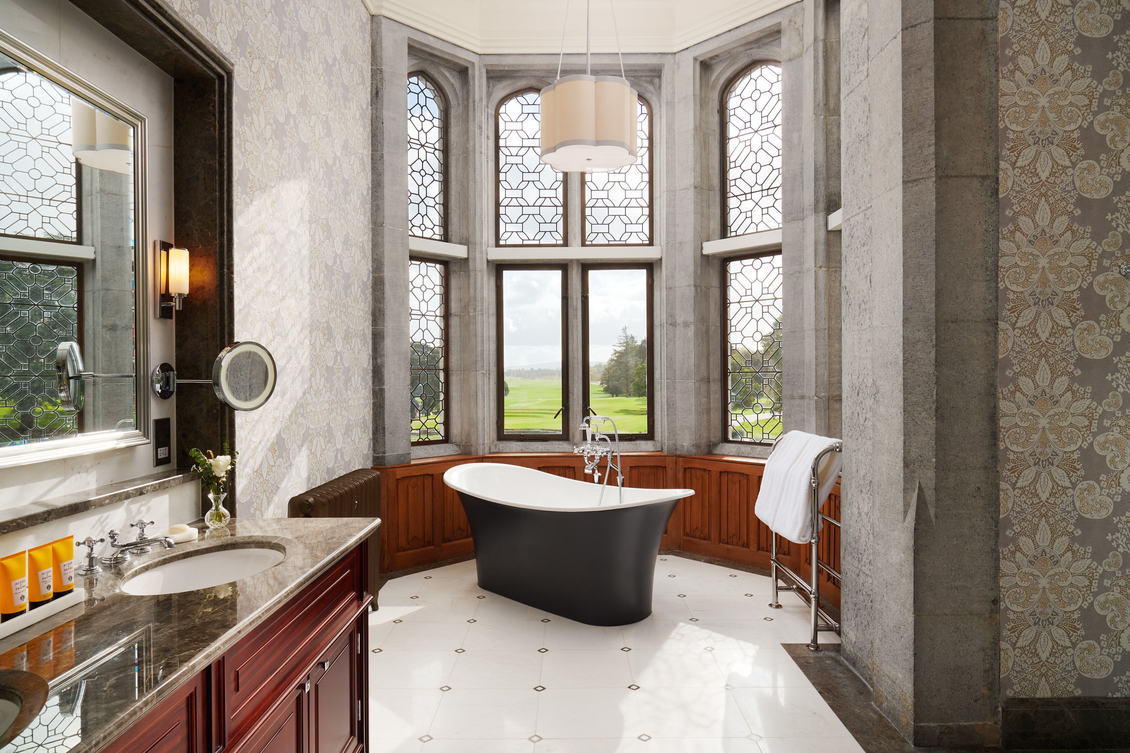 signature suite, 1 bedroom | bathroom | separate bathtub and shower, deep-soaking bathtub, rainfall showerhead