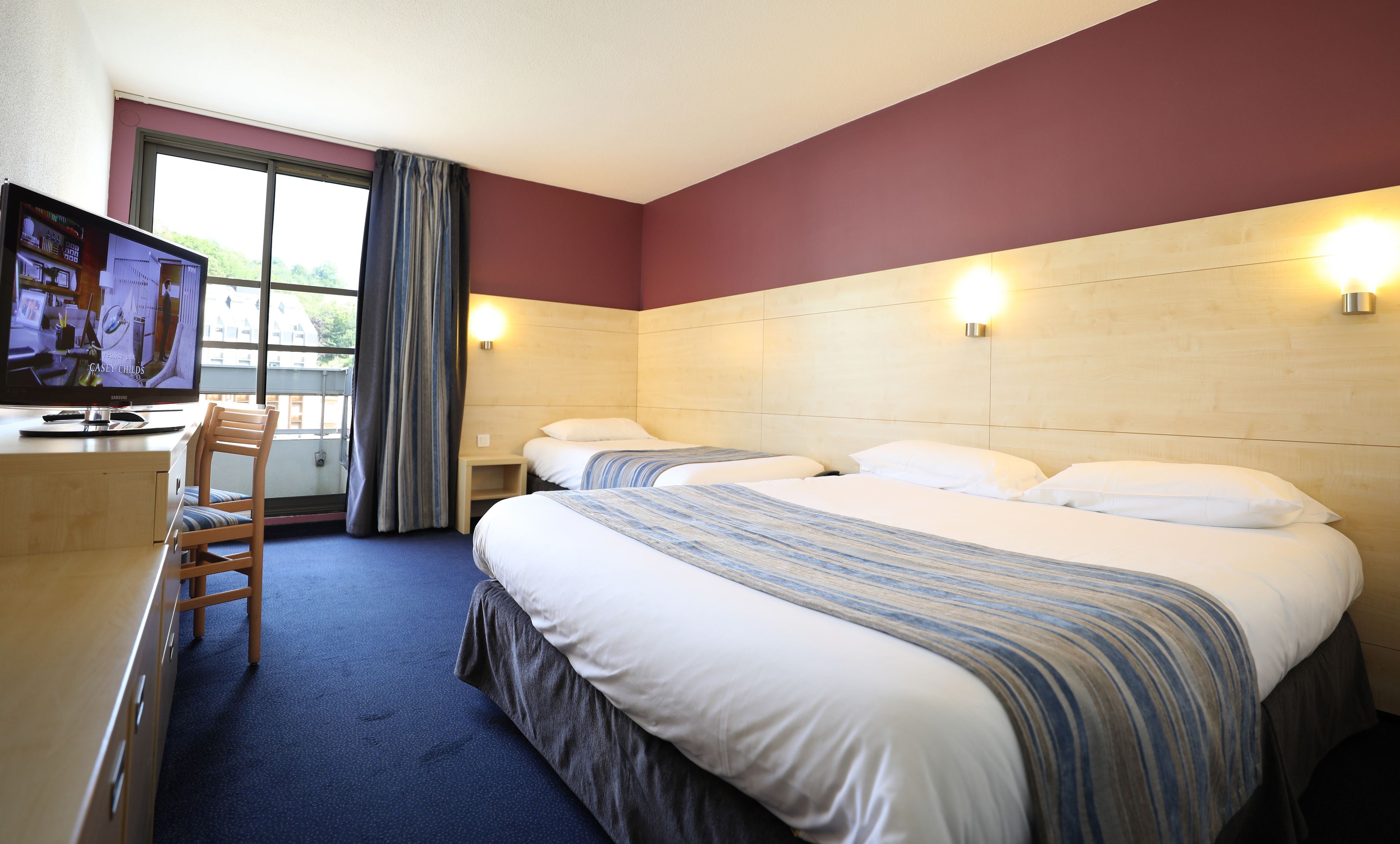 superior triple room | in-room safe, desk, blackout curtains, soundproofing