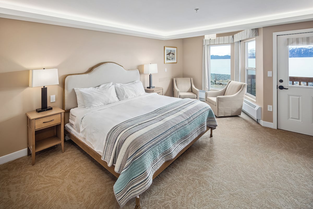 Chambre Luxe, 1 très grand lit, accessible aux personnes à mobilité réduite