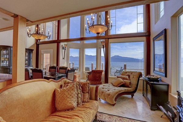 Condo, Kitchen, Bay View | Living area | 30-inch flat-screen TV with satellite channels