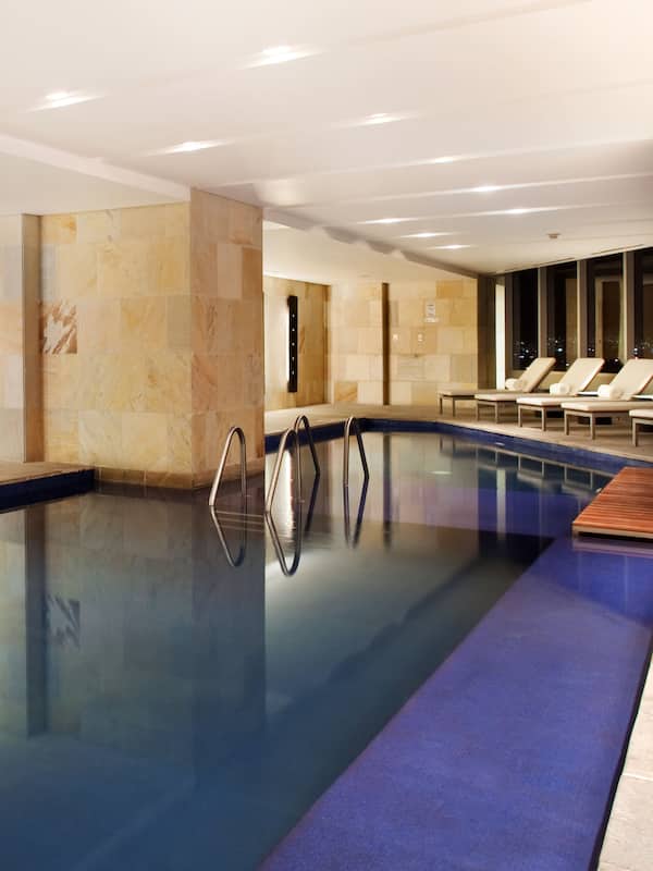 Indoor pool, outdoor pool