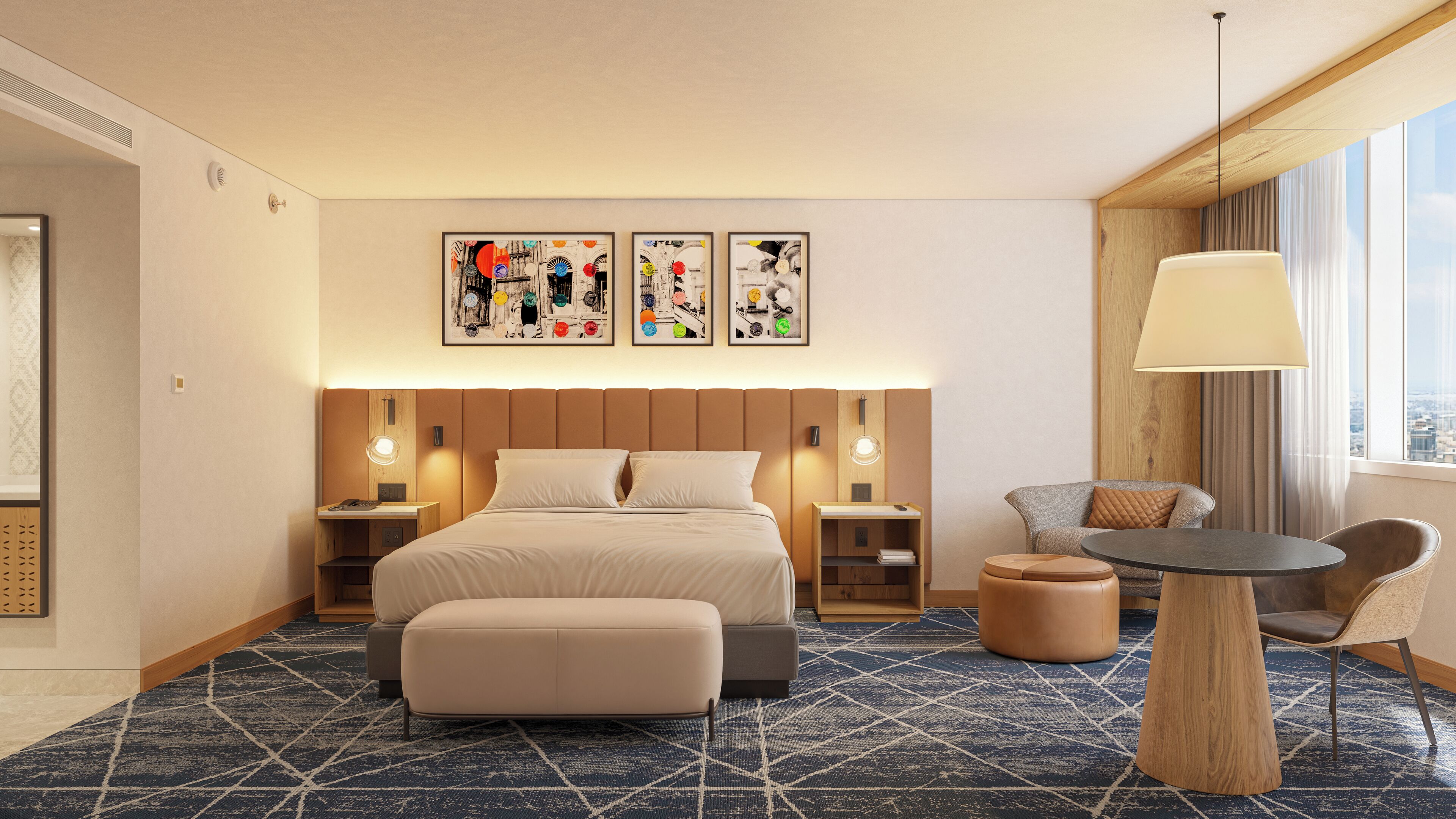 Chambre Signature, 1 très grand lit | 1 chambre, literie hypoallergénique, minibar