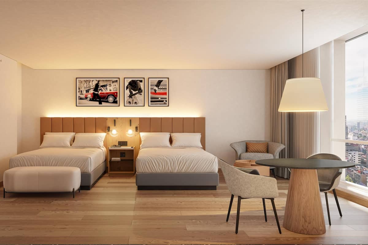 Executive Room, 2 Double Beds | 1 bedroom, hypo-allergenic bedding, minibar, in-room safe