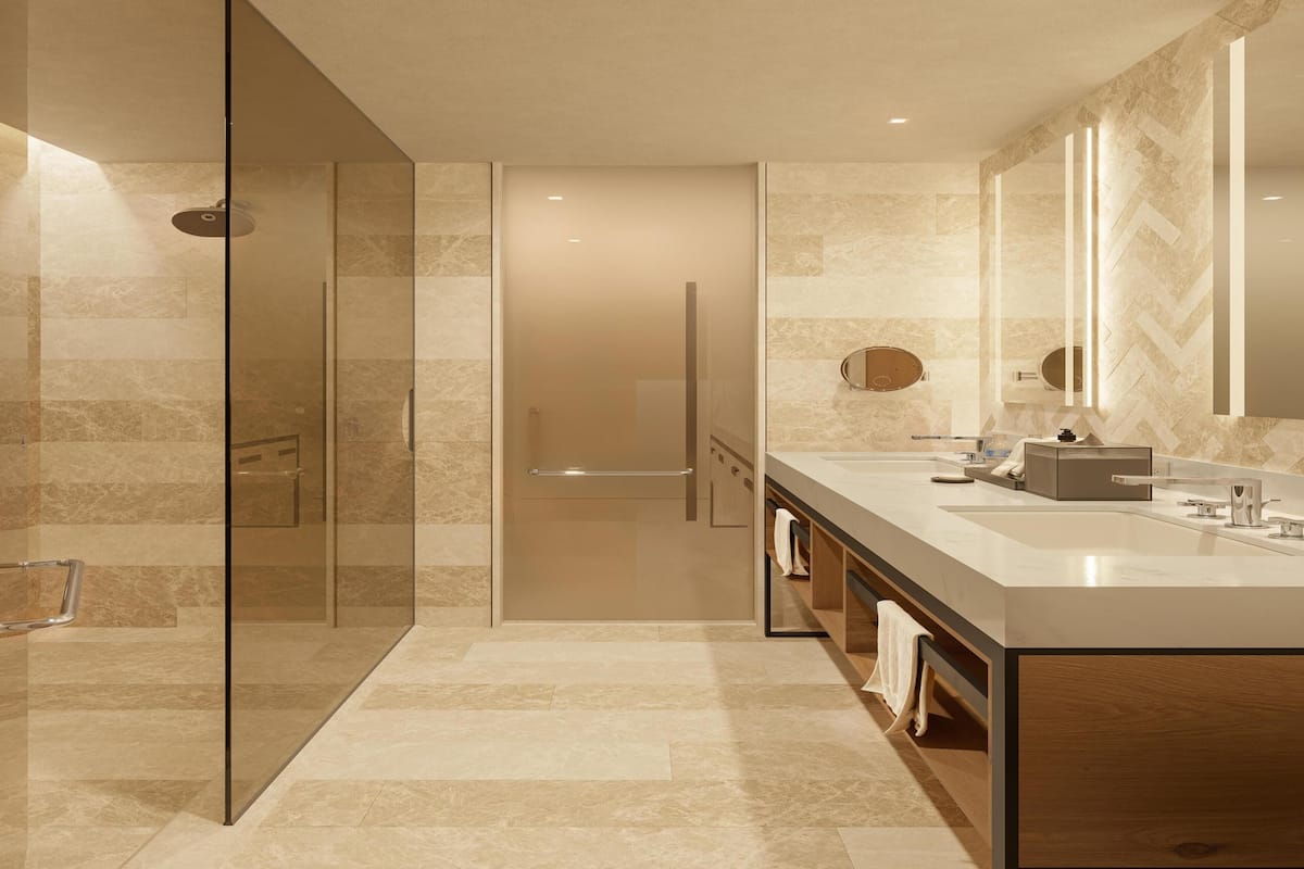 Douche de la salle de bain