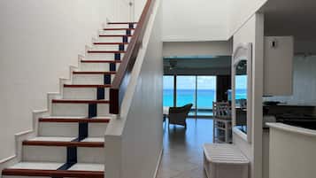 Deluxe Villa, 2 Bedrooms, Ocean View | In-room safe, blackout curtains, soundproofing, iron/ironing board