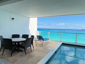Deluxe Villa, 2 Bedrooms, Ocean View | Terrace/patio - Sapphire Beach Club Resort (Lowlands)