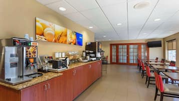 Free buffet breakfast