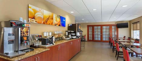 Free buffet breakfast