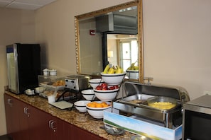 Free buffet breakfast