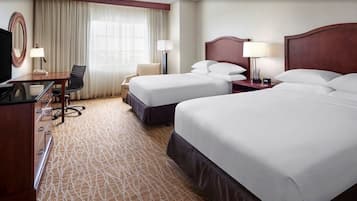 Standard Room, 2 Queen Beds, Non Smoking | Premium bedding, in-room safe, desk, laptop workspace