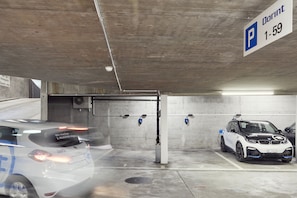 Electric vehicle-charging station