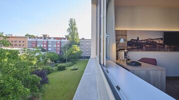 Uitzicht vanuit de kamer