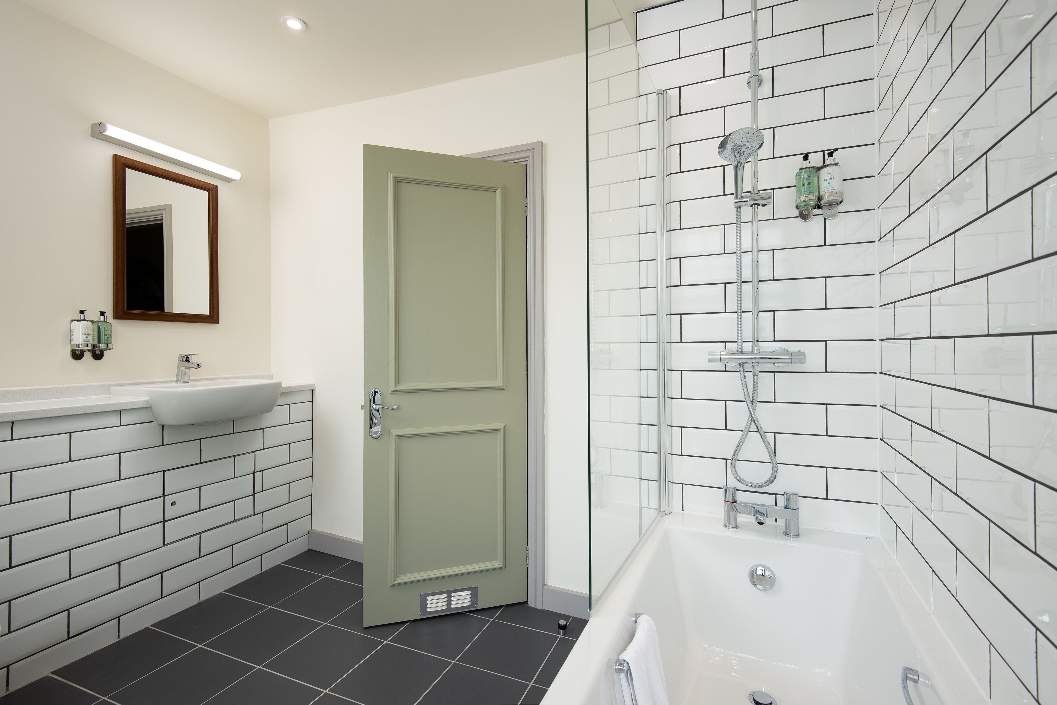 free toiletries, hair dryer, towels, soap