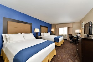 In-room safe, desk, laptop workspace, iron/ironing board