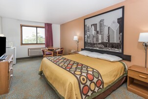 Habitación, accesible para personas con discapacidad, frigorífico | Cortinas opacas, cunas gratuitas, Internet y ropa de cama