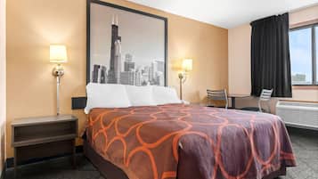 Cortinas blackout, cunas gratuitas, acceso a internet y ropa de cama
