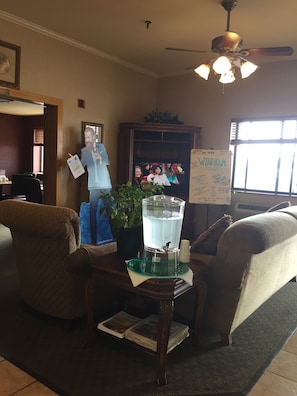 Lobby sitting area