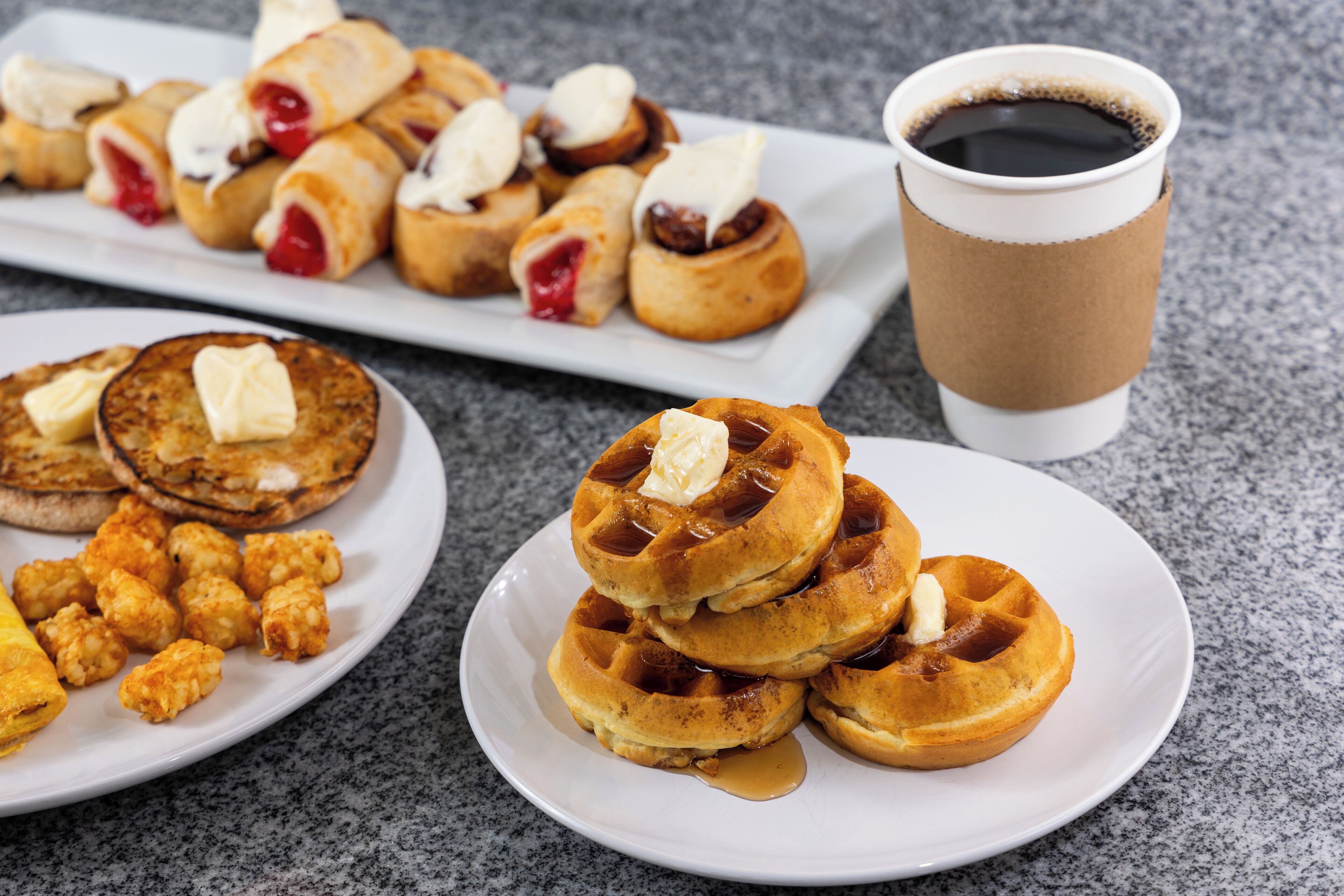 free daily cooked-to-order breakfast