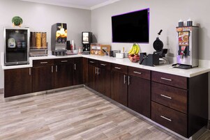 Free daily on-the-go breakfast