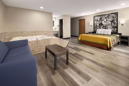 Deluxe-studiosuite - 1 kingsize-seng - ikke-ryger | Boblebad. Super 8 by Wyndham Burnham/Lewistown