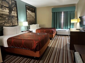 Room, 2 Queen Beds, Non Smoking | Premium bedding, iron/ironing board, free WiFi, bed sheets - Super 8 by Wyndham Port Arthur/Nederland Area (Port Arthur)