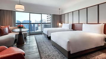 Fairmont Gold, 2 Doubles, Balcony & Fairmont Gold Lounge Access | Minibar, in-room safe, blackout curtains, soundproofing