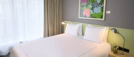 In-room safe, desk, blackout drapes, soundproofing