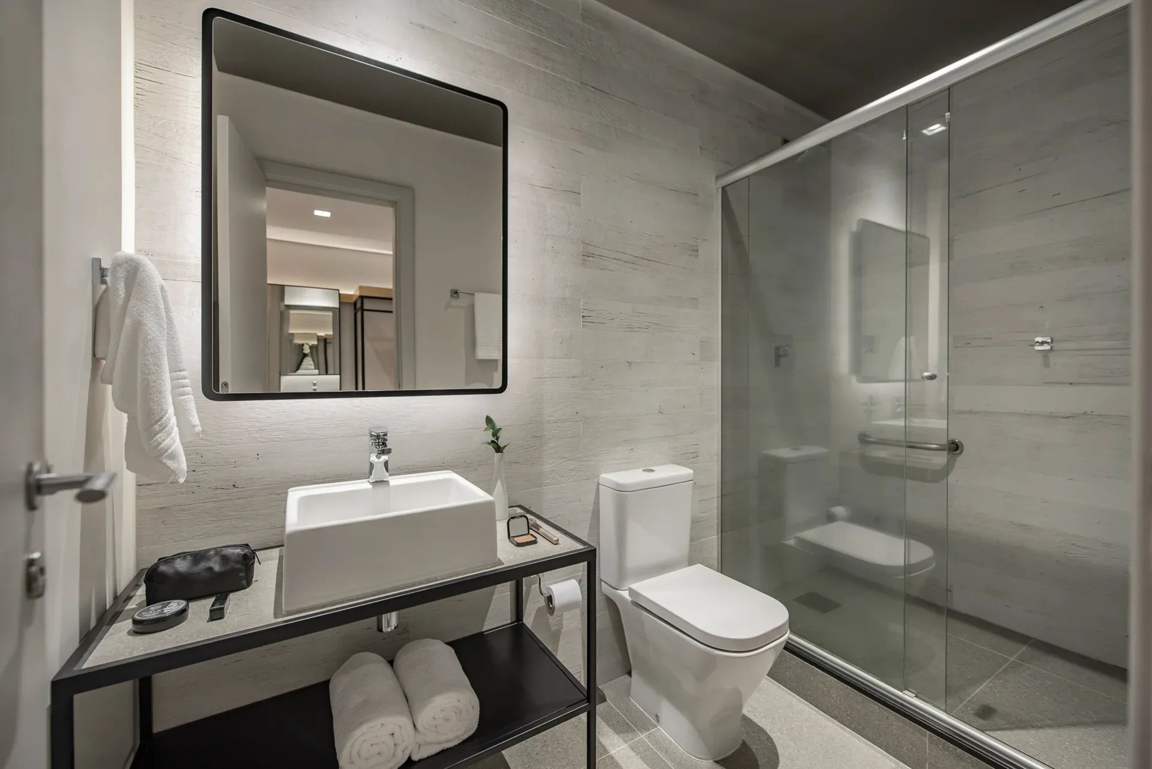 free toiletries, hair dryer, towels, soap