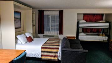 Premium bedding, Tempur-Pedic beds, iron/ironing board, rollaway beds