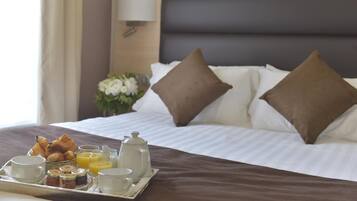 Premium bedding, minibar, in-room safe, soundproofing