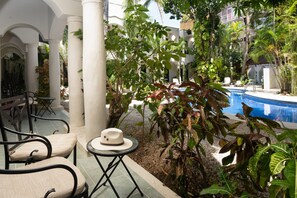 Terrace/patio - Hotel Hacienda Paradise (Playa del Carmen)