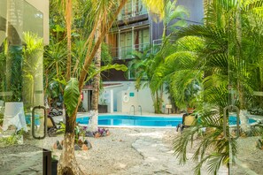 Terrace/patio - Hotel Hacienda Paradise (Playa del Carmen)