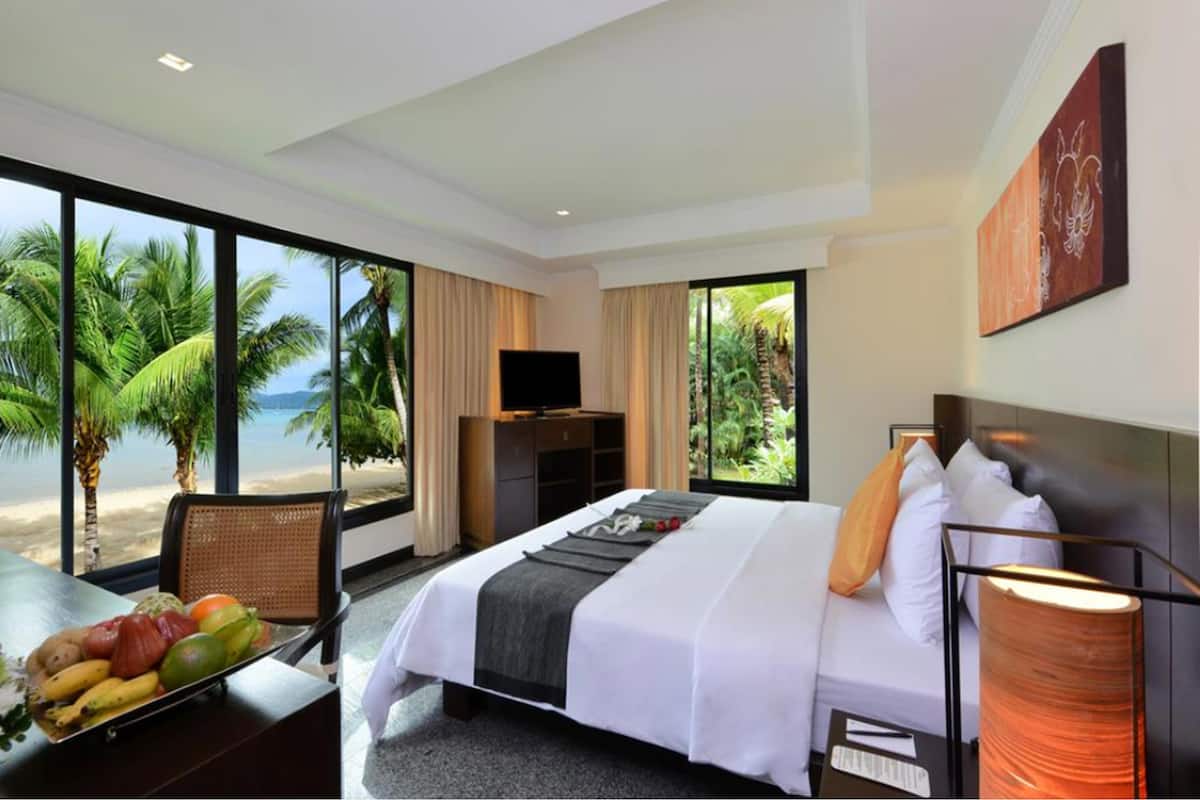 Mahasamut Beachfront Suite | Ausblick vom Zimmer