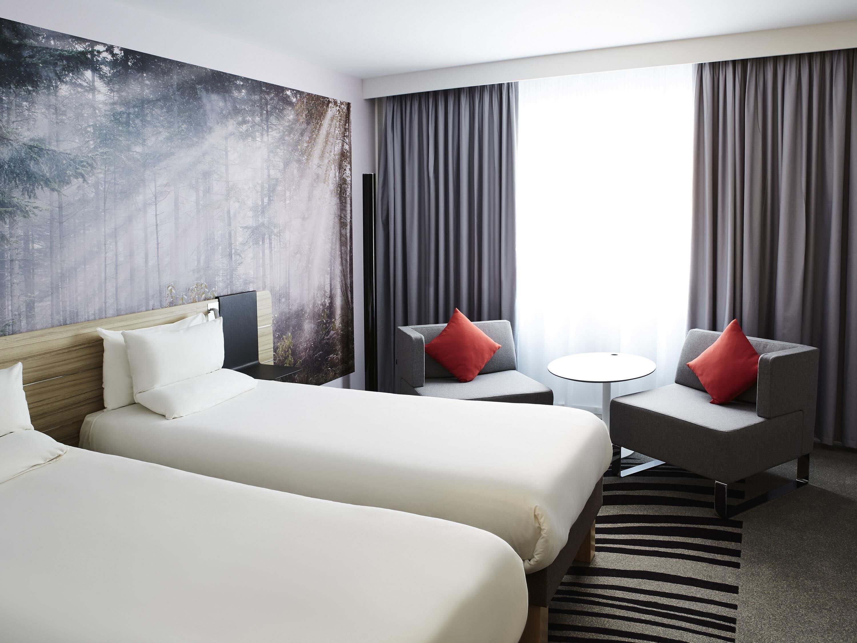 Chambre Supérieure avec lits jumeaux, 2 lits une place | 1 chambre, coffres-forts dans les chambres, bureau